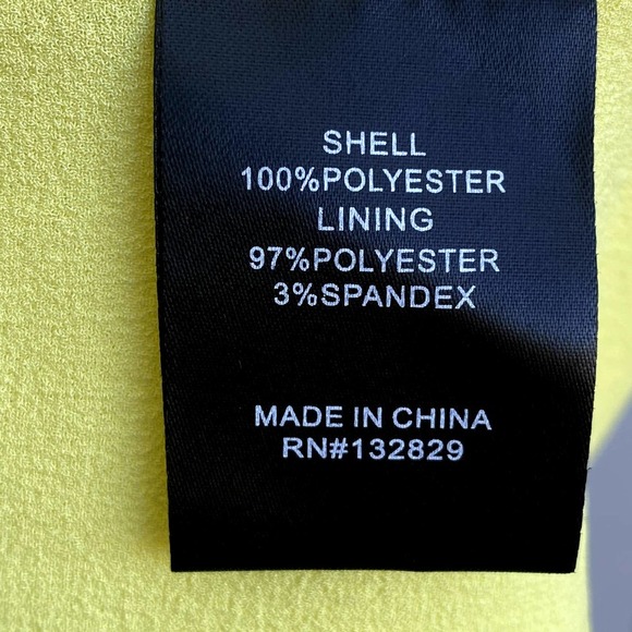 NBD Revolve Yellow Cut Out Maxi Greta Gown Dress Sz Small - Picture 11 of 11